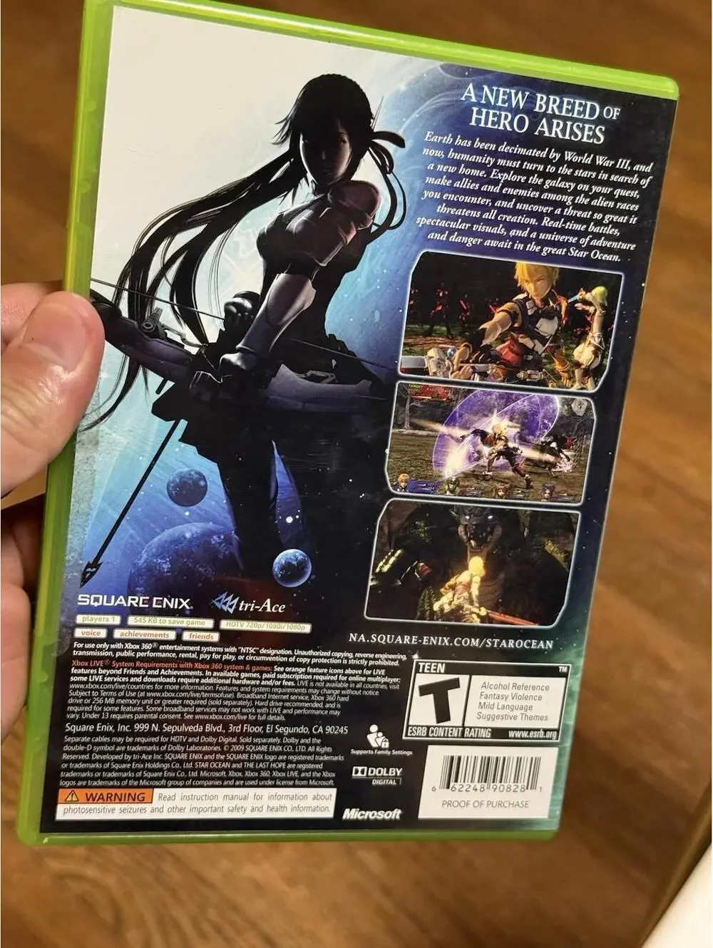 Xbox 360 Games Lot Of 2 , Bioshock And Star Ocean The Last Hope , Complete